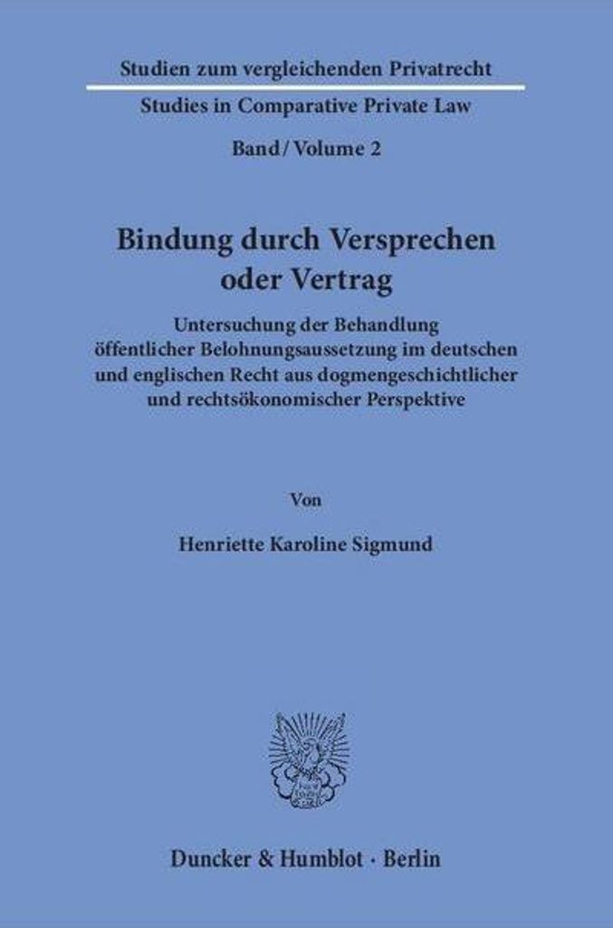 Bindung durch Versprechen oder Vertrag.