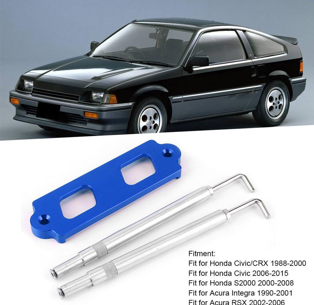 Batterie-Befestigungsset, Haltestangenhalterung mit Haken, passend für Honda Civic/ CRXBlue