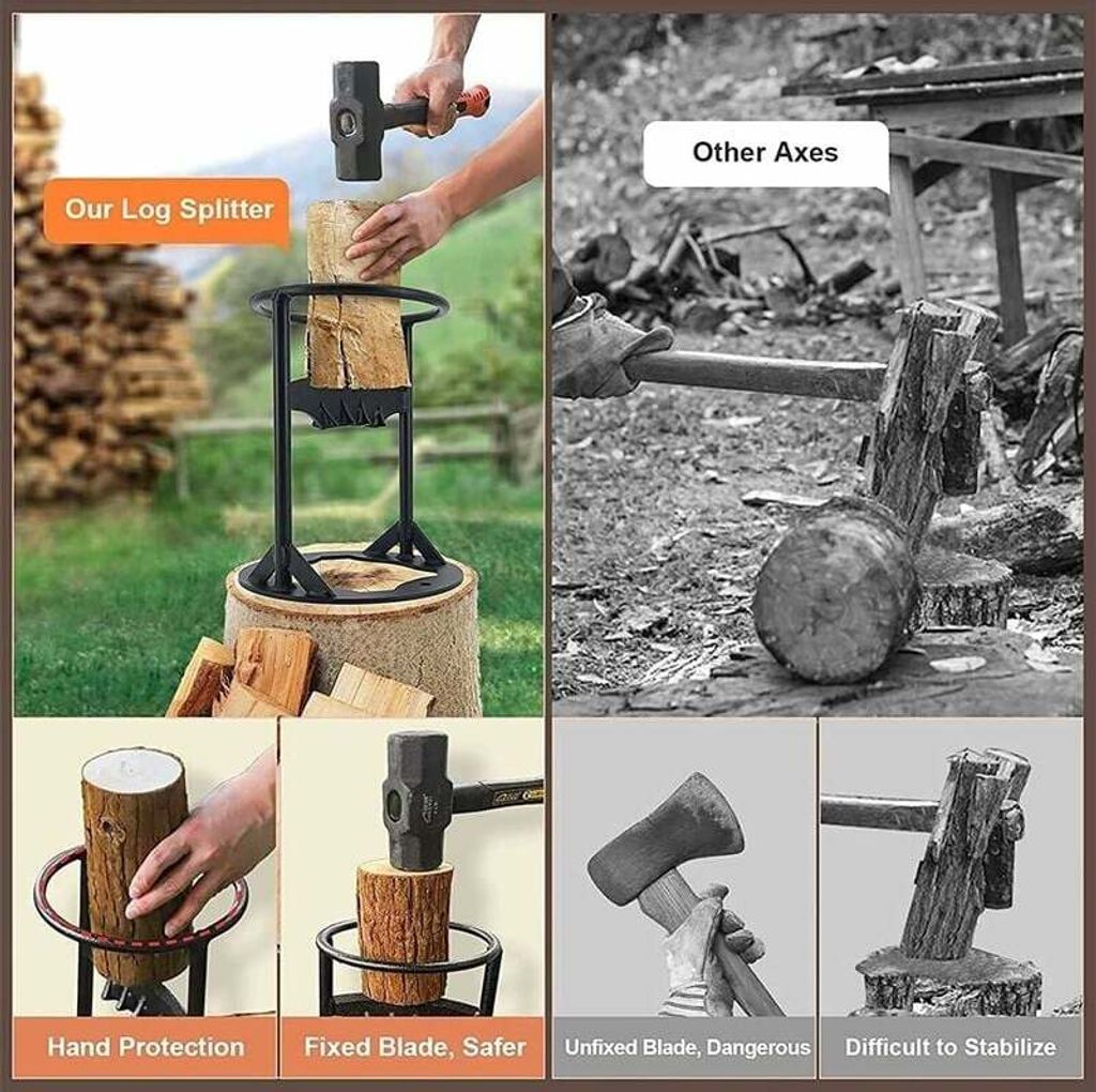 Brennholzspalter, manueller Holzspalter, manueller Produktbild 5
