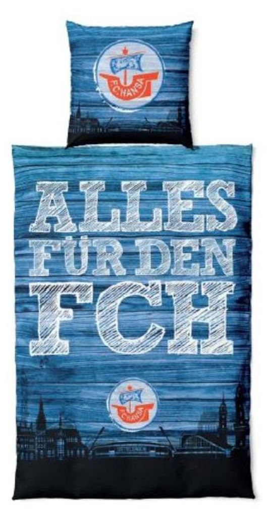 F.C. Hansa Rostock Bettwäsche Alles für den FCH 135x200 + Produktbild 