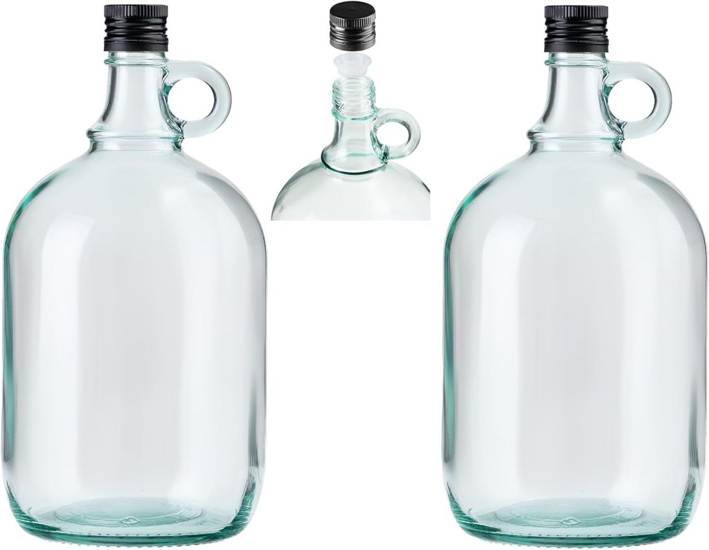 2 x 2L Flasche mit rundem Griff + Aussgießer Produktbild 