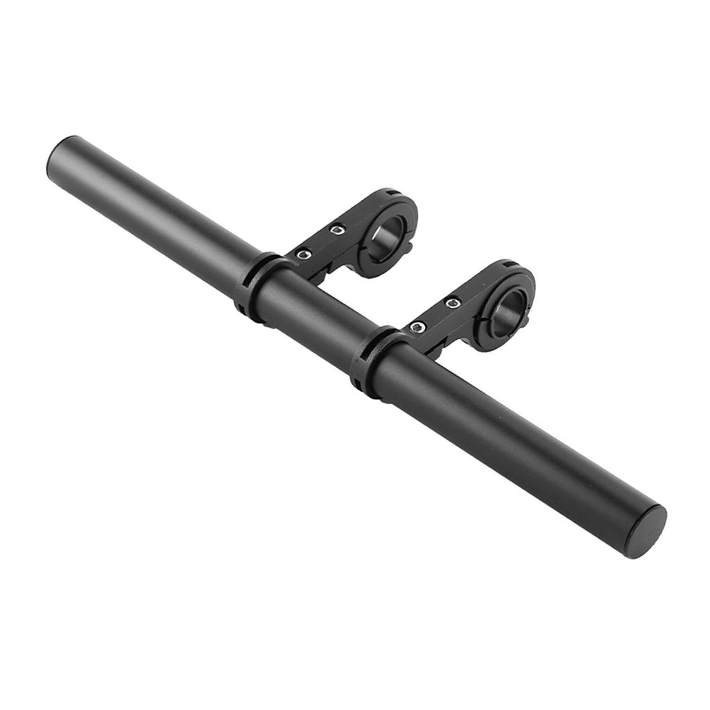 Fahrradlenkerverlängerung mit Doppelklemmung, Aluminiumlegierung, verstellbare Lenkerverlängerung für die Befestigung von Gepäckstücken
