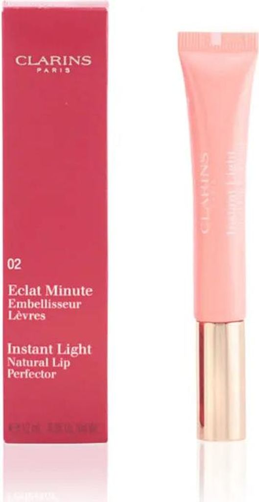 Clarins Instant Light Natural Lip Perfector 02 Apricot Shimmer