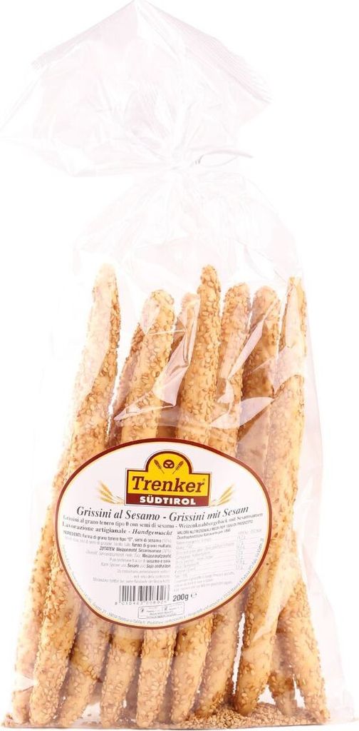 Grissini mit Sesam, handgemacht, 200 g, Trenker Südtirol Produktbild 