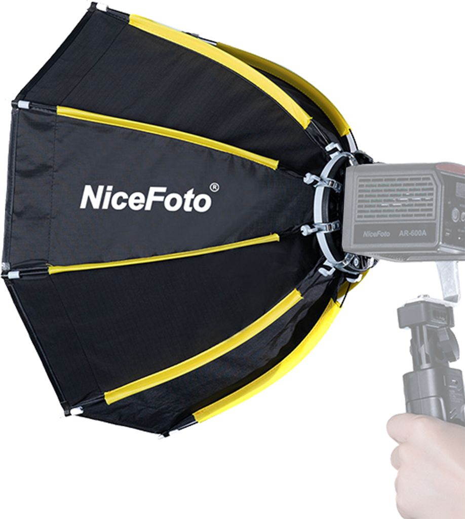 mini-50g 50 cm/20 cali mini softbox w kształcie ośmiokąta Zdjęcie produktu 