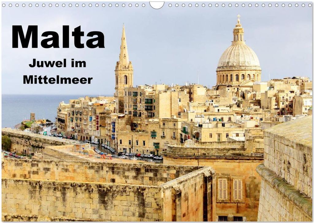 Malta - Juwel im Mittelmeer (Wandkalender 2026 DIN A3 quer), CALVENDO Monatskalender