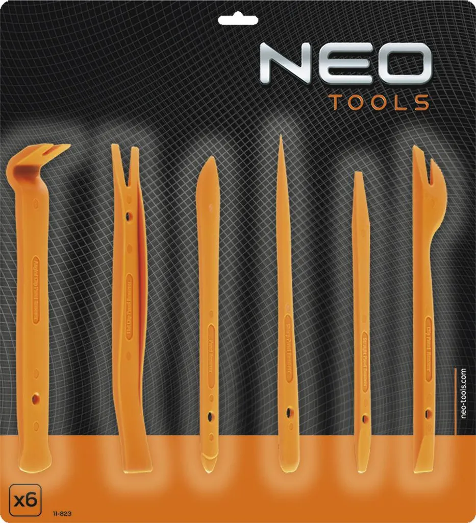 LainKeen Set 6 Leve Per Rimozione Pannelli Auto – Kit Attrezzi Per Tappezzeria E Fissaggi, Impugnatura Ergonomica