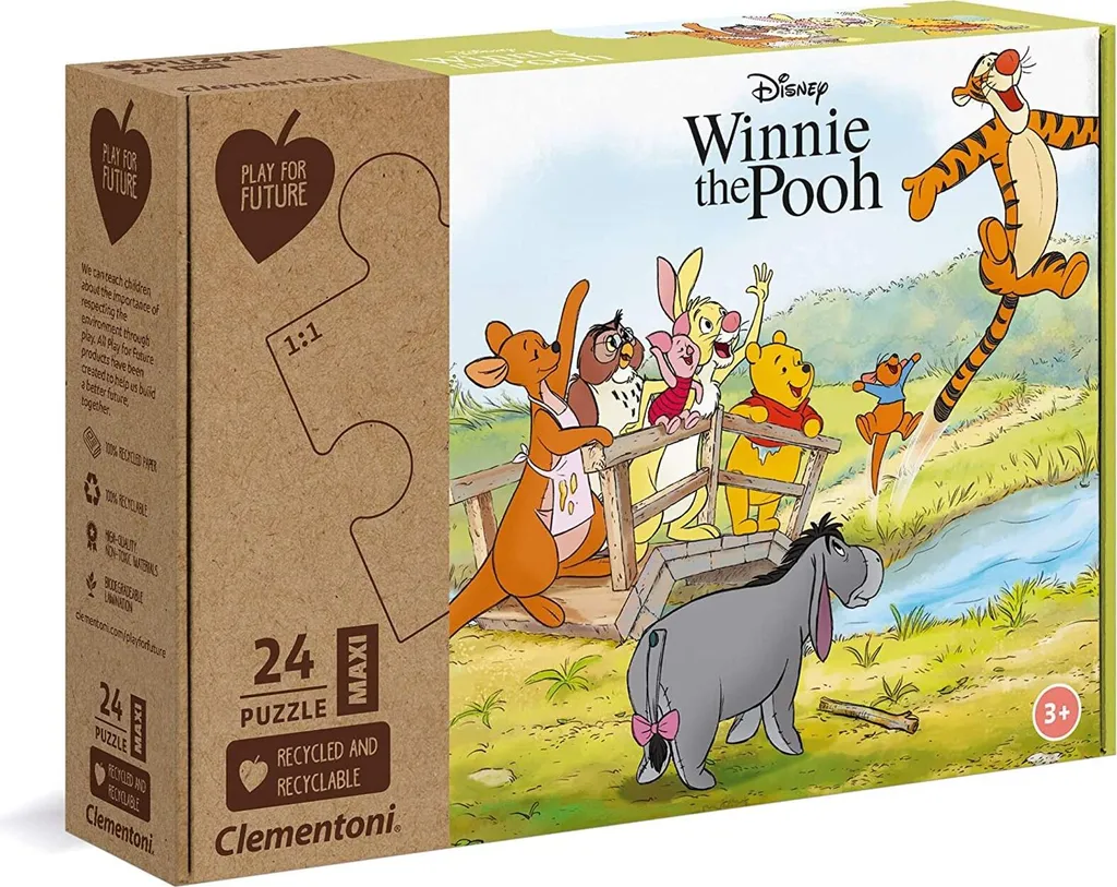 Puzzle Clementoni 20259 Winnie l'Ourson 24 Pièces Maxi Play for Future