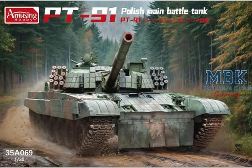 Maquette char d'assaut PT-91 Twardy polonais Loisir Amusant 1/35