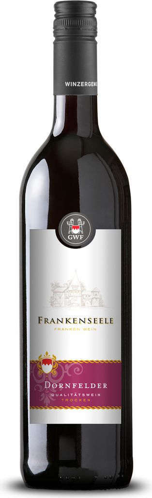 Frankenseele Dornfelder QbA trocken 0,75l Produktbild 