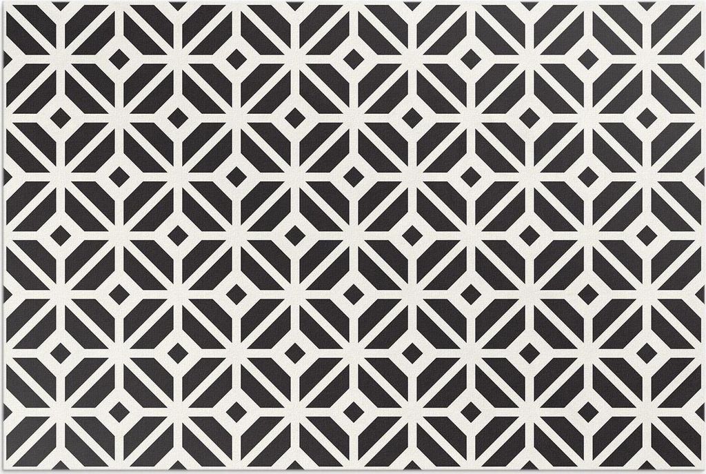 Regelmäßige Fliesen, modisches Mosaik – Vinylteppich – 120x180 cm – Outdoor Teppich – Terrasse – Wetterfest – Modern