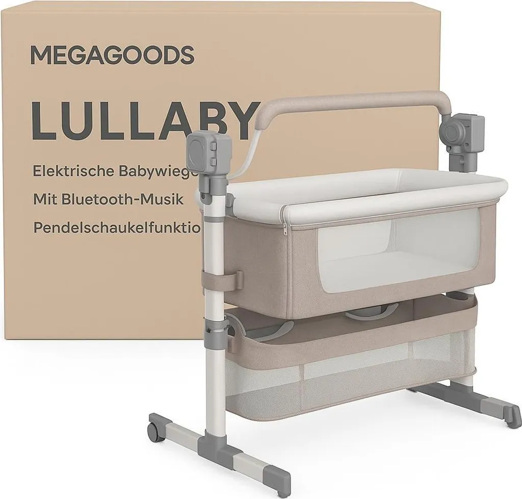 Berceau électrique anti-pleurs à balancement automatique bébé