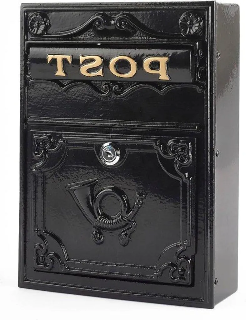 Boîte aux lettres murale extérieure étanche avec serrure de sécurité