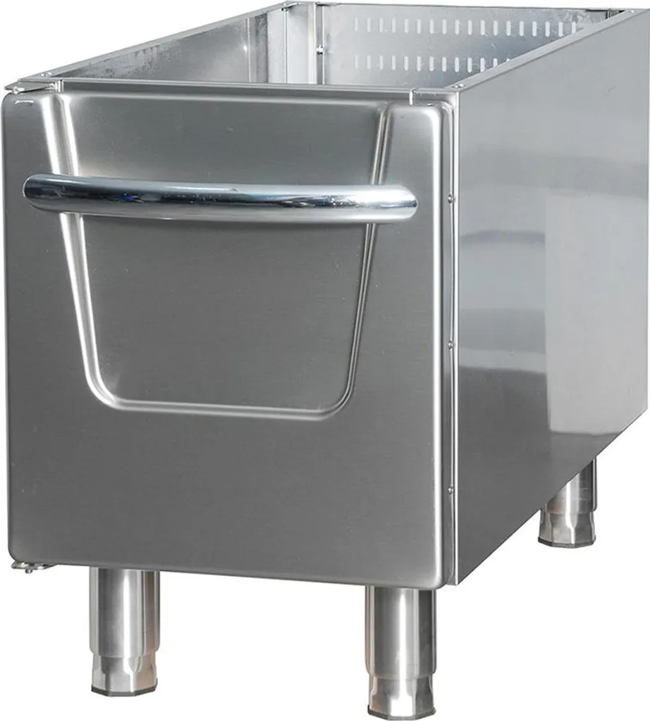 Plan de Travail Inox 90cm Maxima - Rangement Gastro Premium à Portes
