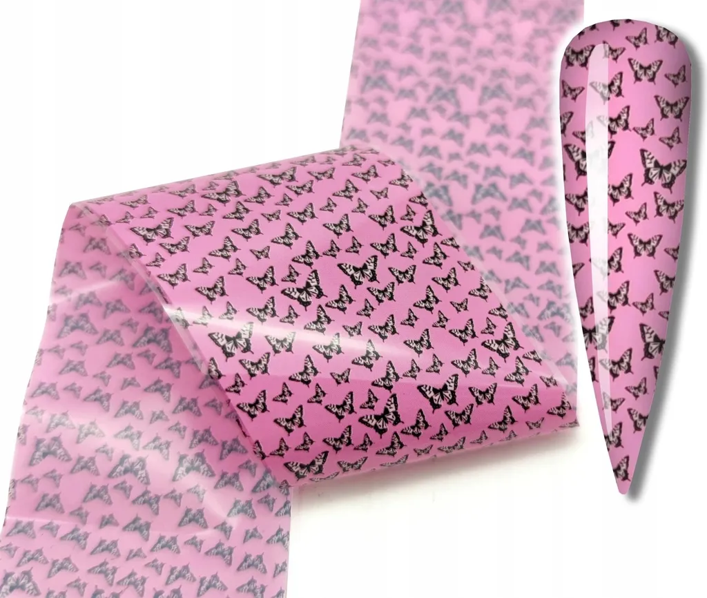 Pellicola NAIL TRANSFER 10cmx4cm SCHMETTERLINGE
