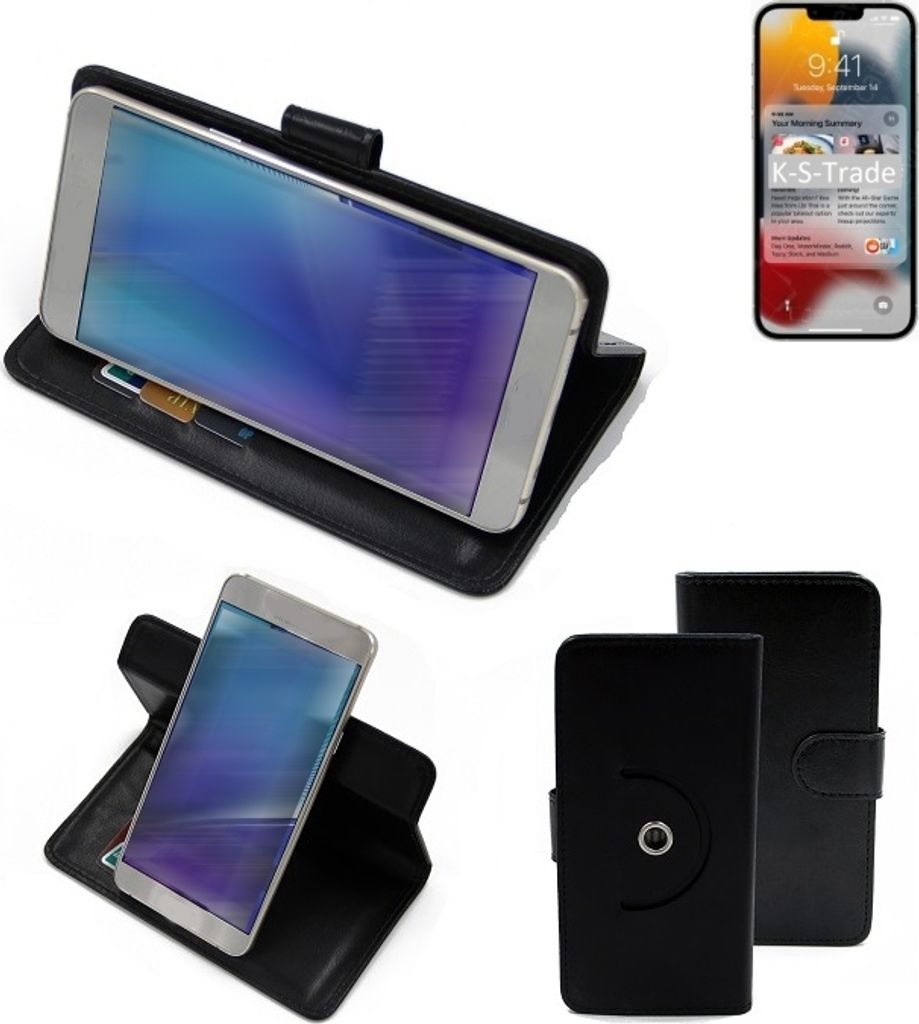 K-S-Trade Case Schutzhülle Handyhülle kompatibel mit Apple iPhone 13 Pro Max Flipcase Smartphone Cover Handy Schutz Tasche Klapphülle Walletcase