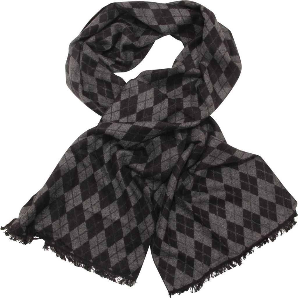 7258AT sciarpa uomo DIKTAT man scarf grey/black