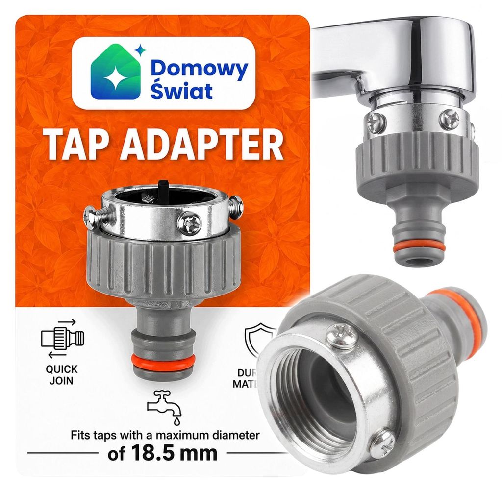 Wasserhahn Adapter bis 18,5 mm, Hahnanschluss für Standard Produktbild 