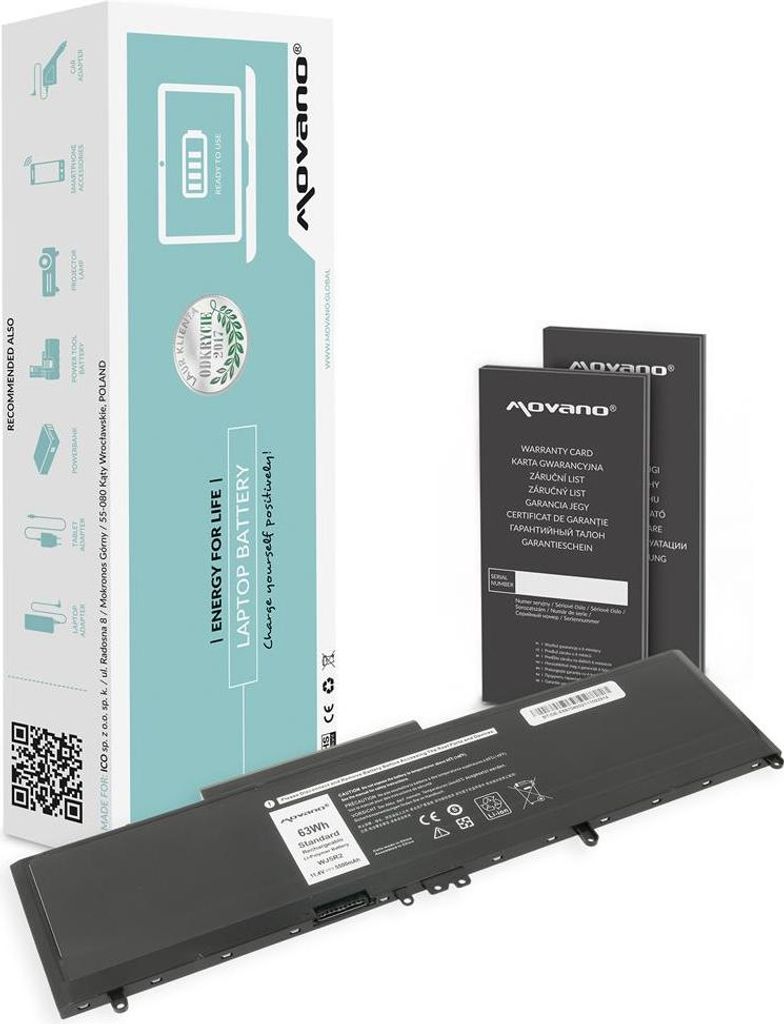 WJ5R2 Akku für Dell Latitude E5570 3510 Produktbild 