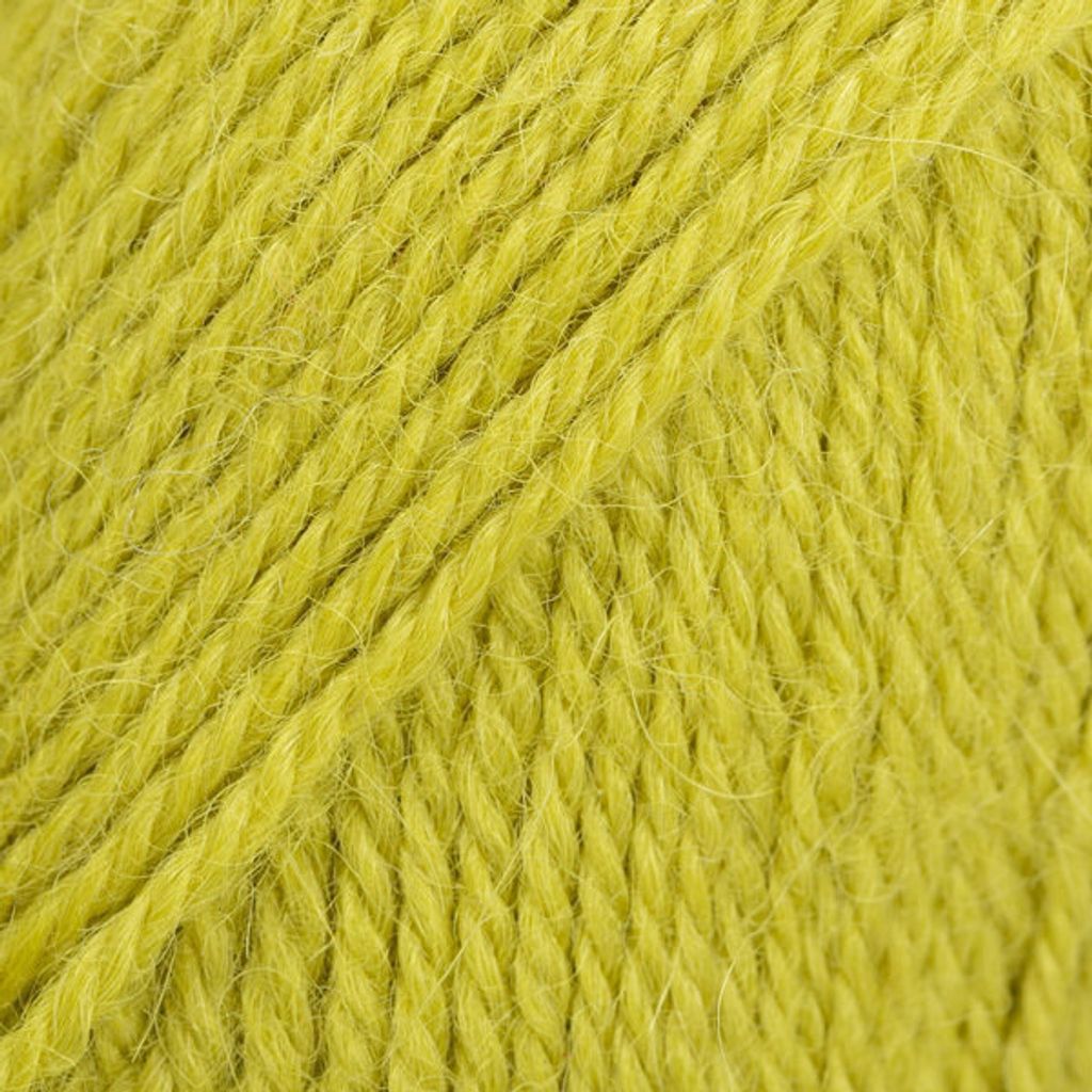 Drops Alpaca Uni Colour 2916 Bright Lime Strickgarn