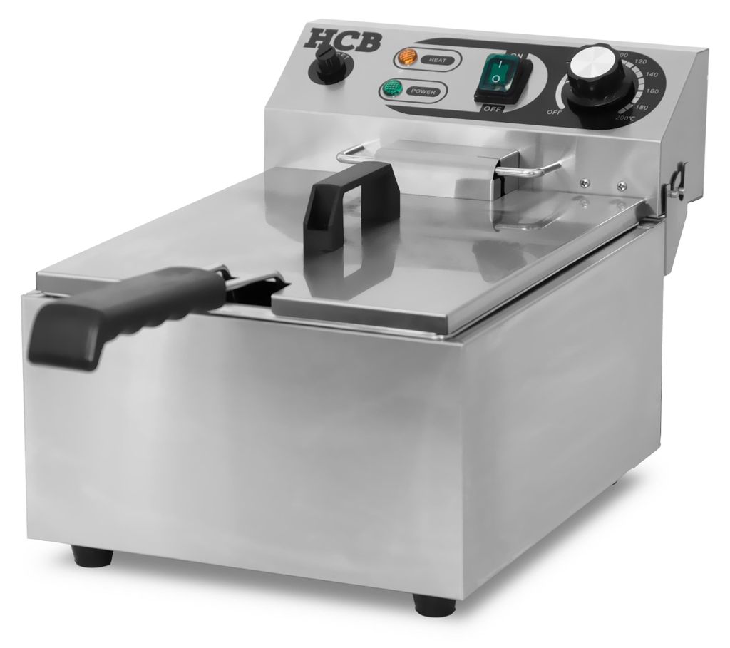 HCB Fritteuse - 6 Liter - 230V - Edelstahl - 8726 Produktbild 