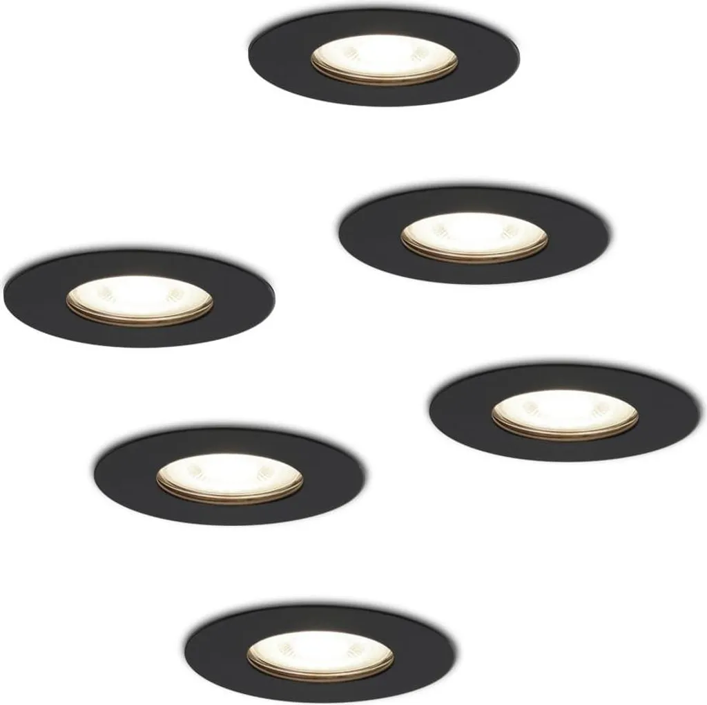 Spot LED 4000K blanc neutre Bari Noir IP65 HOFTRONIC haute protection