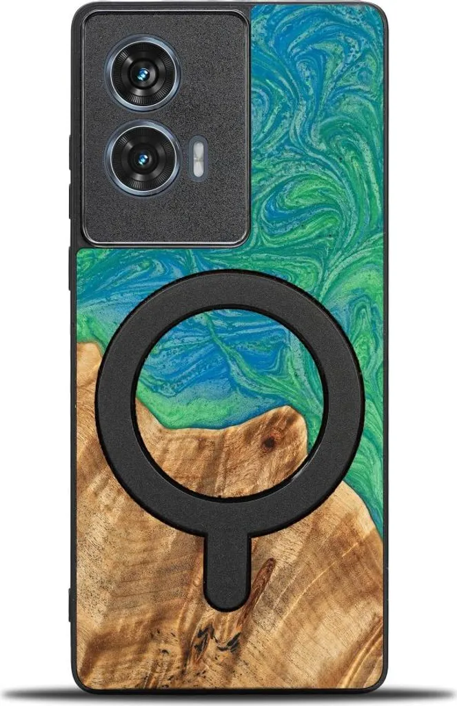 Bewood Cover esclusiva per Motorola Edge 50 Fusion - Neon - Tokyo con MagSafe