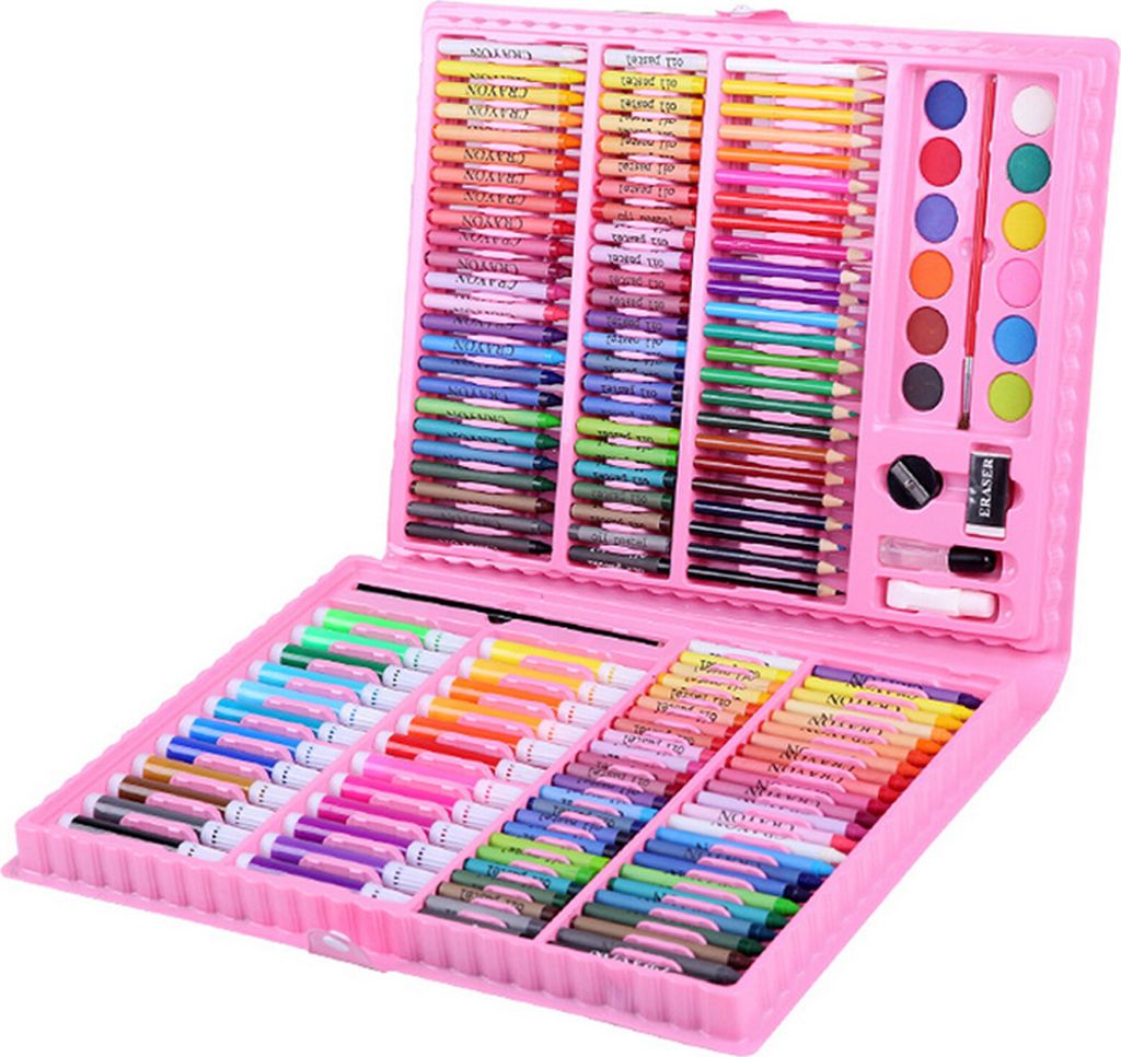 Maaleo 9174 Zestaw artystyczny Mega Art Set 168 szt. różowy Zdjęcie produktu 11
