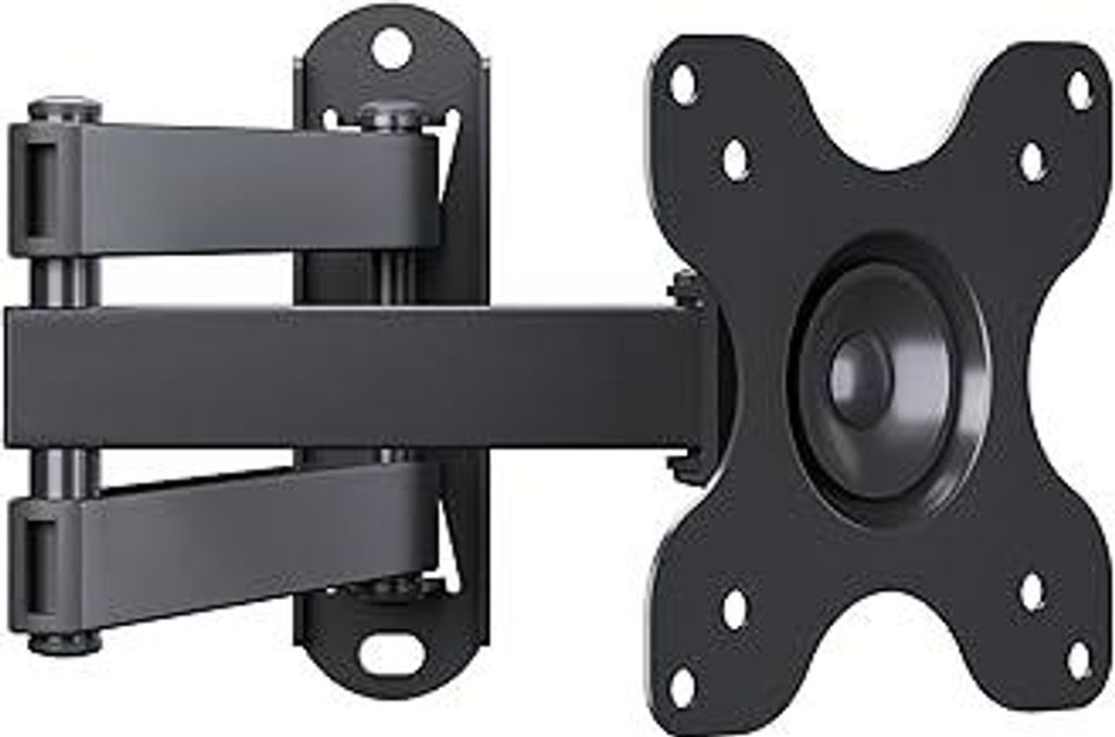 BONTEC PC Monitor Wandhalterung TV Wandhalterung Schwenkbar/Neigbar für 13-30 Zoll Plasma Curved Monitor & TV, VESA 75x75/100x100mm, bis 15kg, ink...