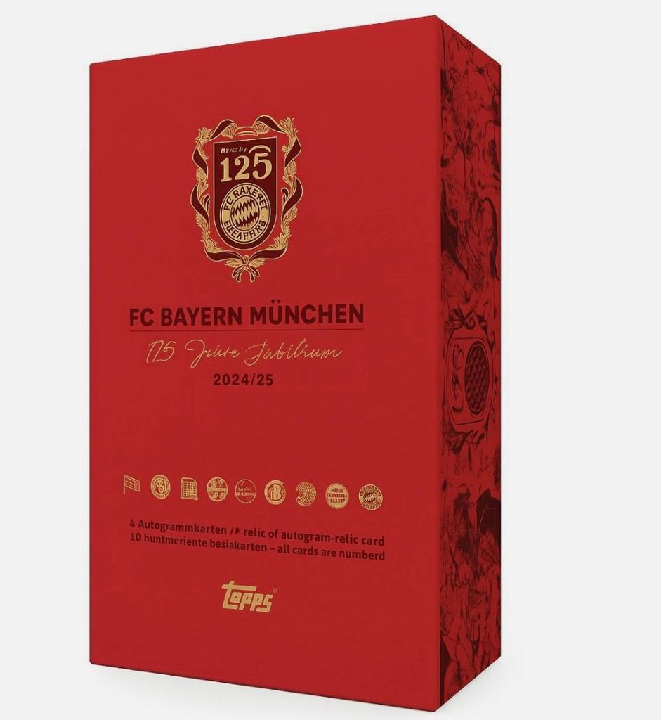Topps 2025 - FC Bayern München 125 Jahre Jubiläum - Hobby Produktbild 