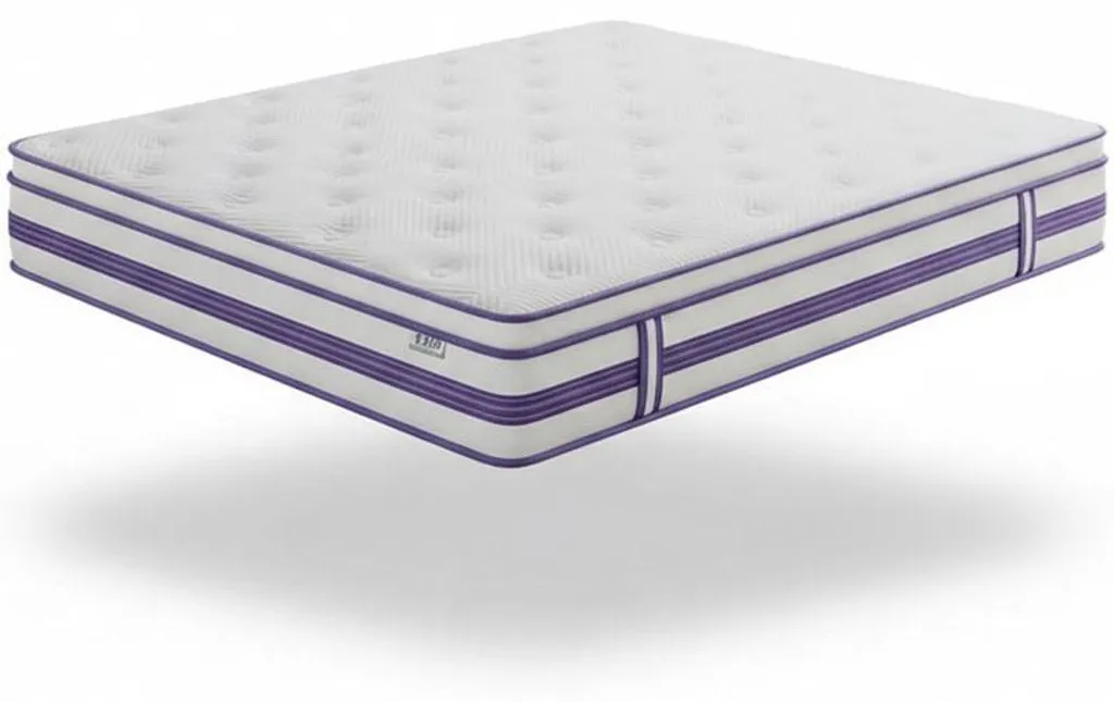 Matelas Anti-Mal de Dos 120x200 cm Hybride Gel et Mémoire de Forme 30cm