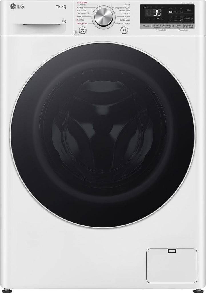 LG F4R709TAIDD machine à laver Charge avant 9 kg 1400 Image du produit 