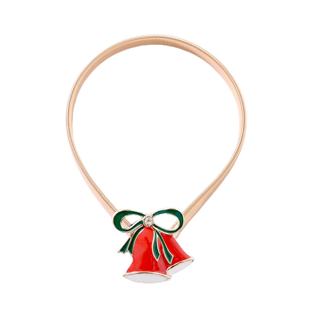 Drapery Holdback dehnbare abnehmbare Legierung Frohe Weihnachten Vorhang Buckle Tieback für Zuhause-Glocke