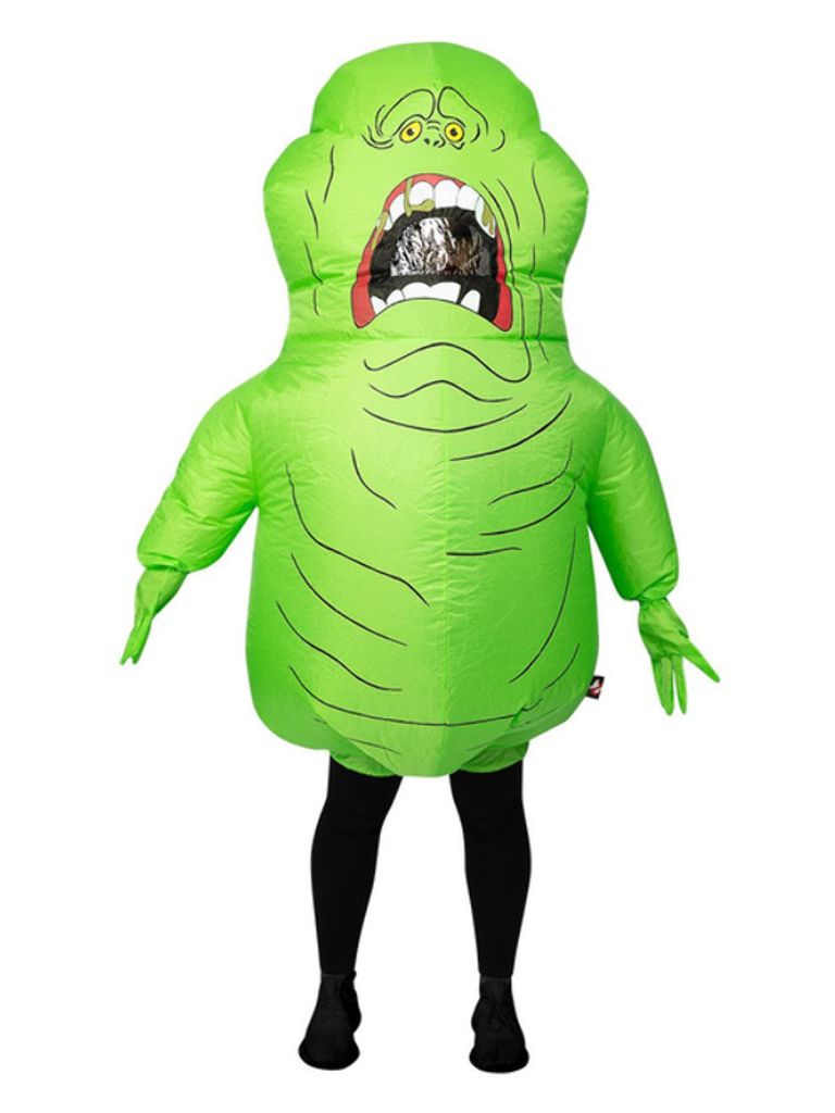 Ghostbusters Slimer Grün Volwassene Opblaasbaar Kostüm Produktbild 