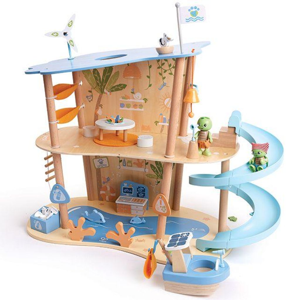 Hape Ocean Rescue, Tier, Ocean Rescue, 3 Jahr(e), Mehrfarbig, Polyethylen, Holz