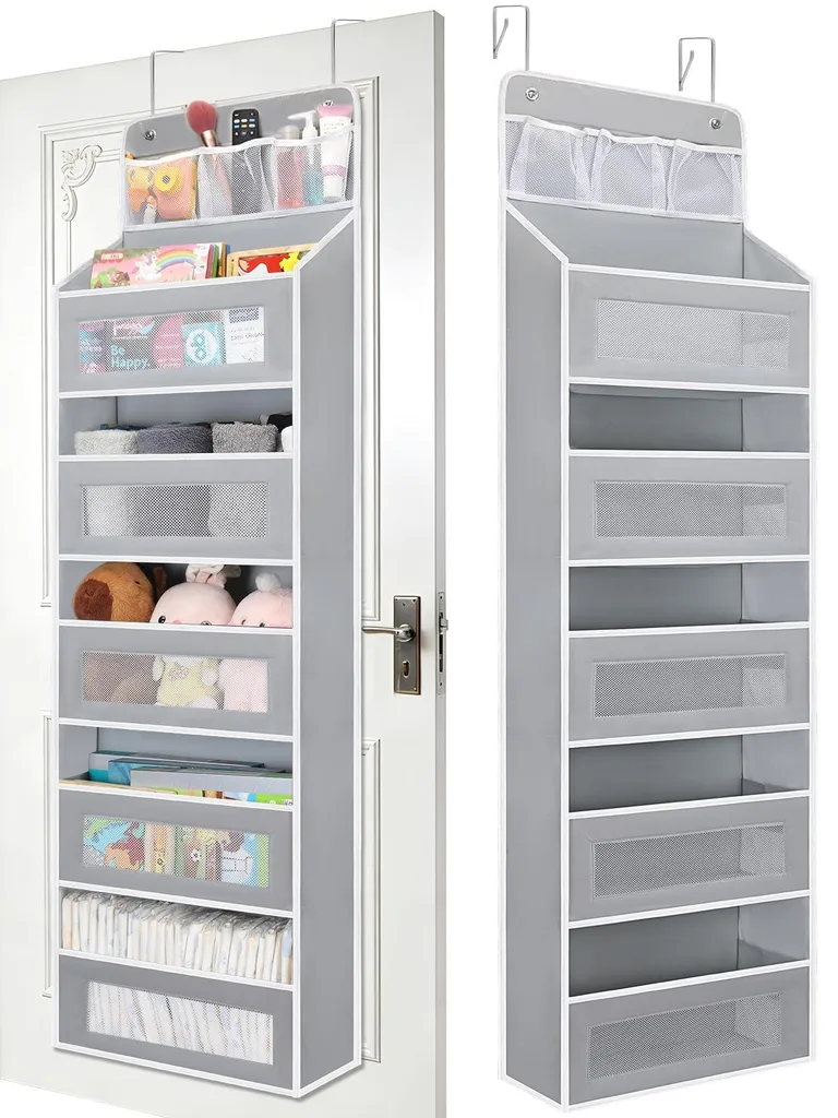 Organiseur de salle de bain extra-large 140 cm gris à haute capacité