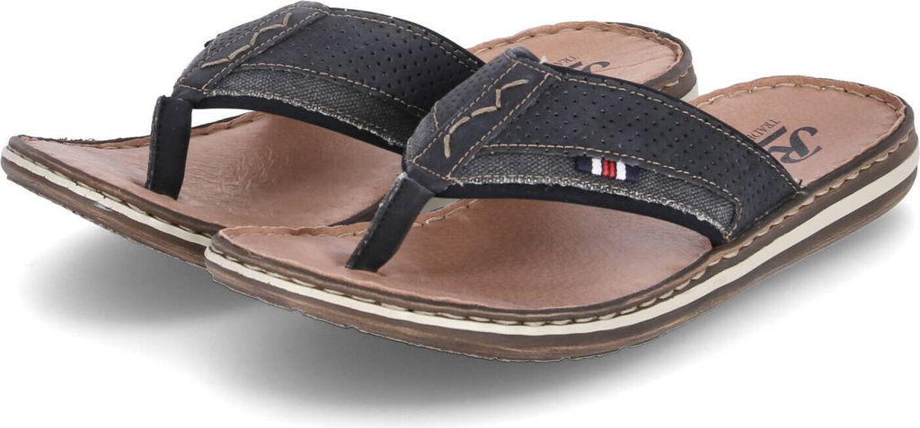 Rieker 21084-00 Herren Pantoletten/ Zehentrenner Grau Produktbild 