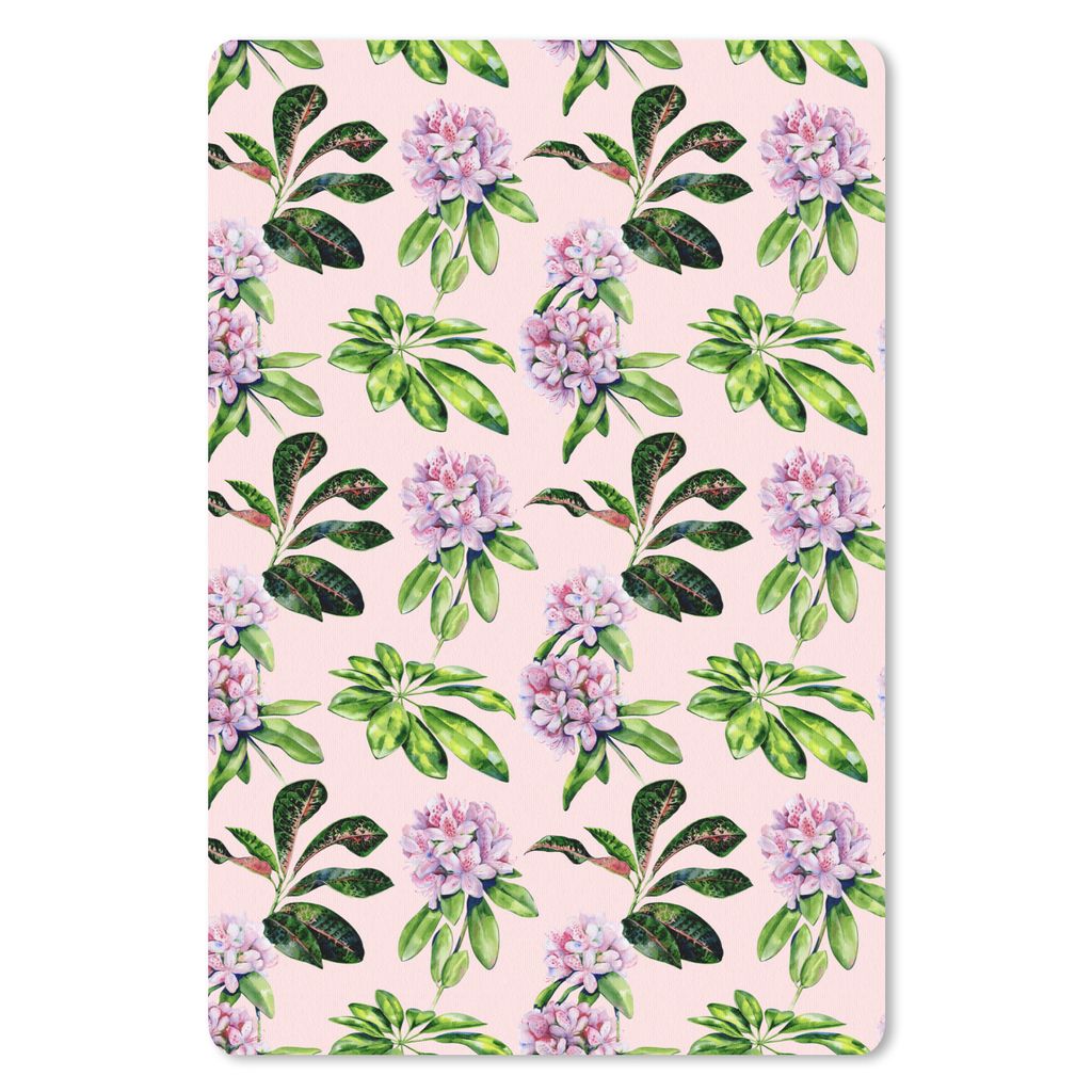 MuchoWow Mauspad Mousepad Blumen - Hortensie - Muster 40x60 cm - Mousepads - Maus Mat - Pad - Mausunterlage - Schreibtisch Accesoire