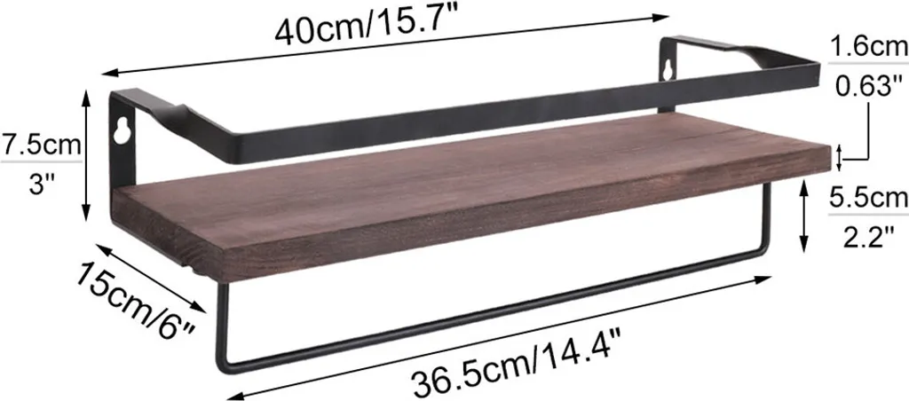 Étagère Murale Gain de Place : Solution de Rangement Suspendu pour Petits Espaces