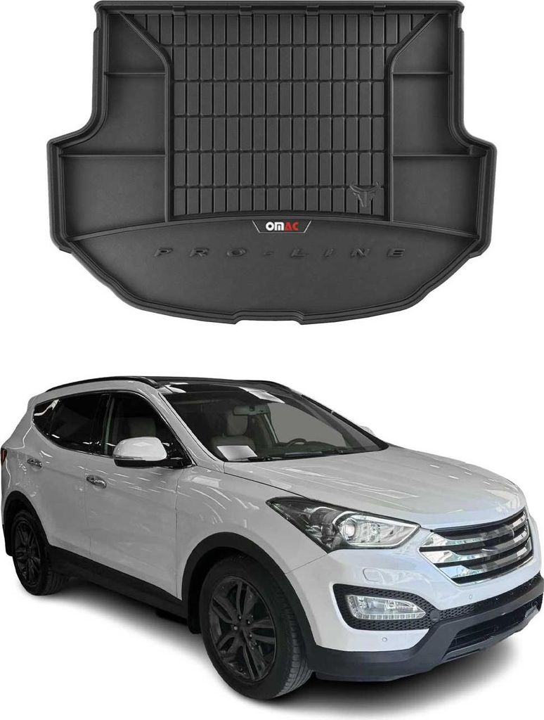 Rivestimento del bagagliaio in gomma OMAC per Hyundai Santa Immagine del prodotto 