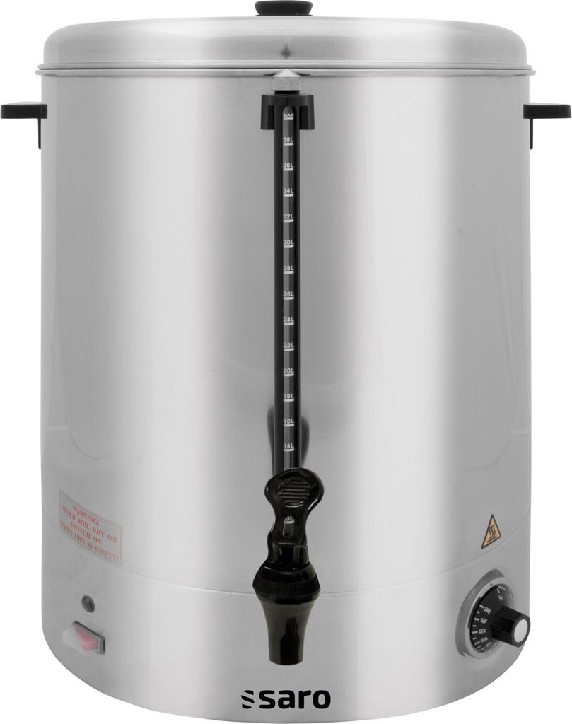 Distributore di vin brulé in acciaio inox da 40 litri – Immagine del prodotto 