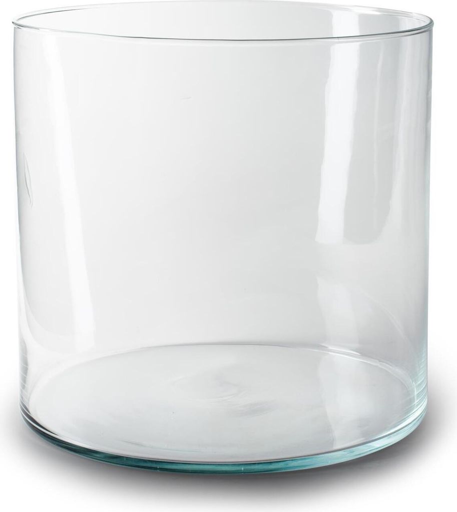 Glasvase Zylinder MARACANA H. 29cm D. 29cm rund transparent Produktbild 
