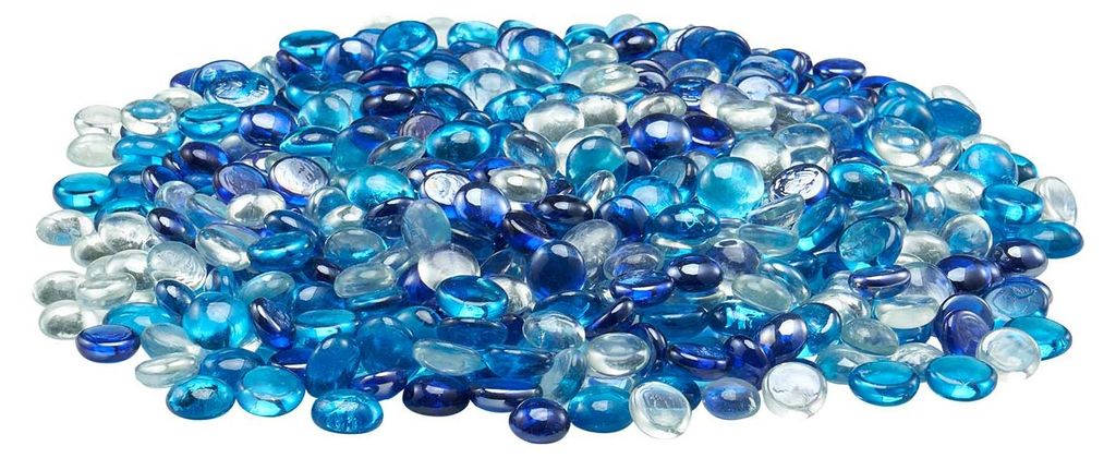 SucceBuy Vetro per caminetti, 4,5 kg di pietre di vetro Immagine del prodotto 