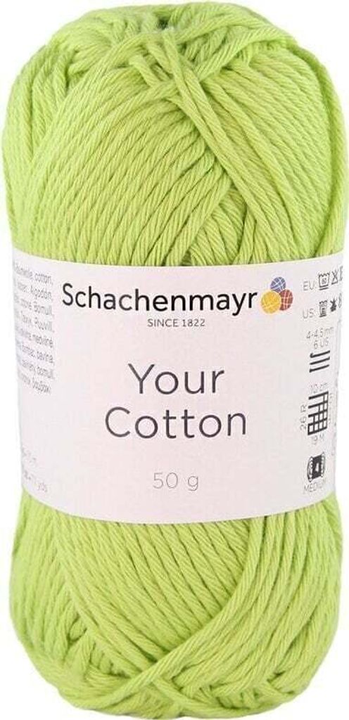 Schachenmayr Your Baumwolle 00071 Anise Strickgarn Produktbild 
