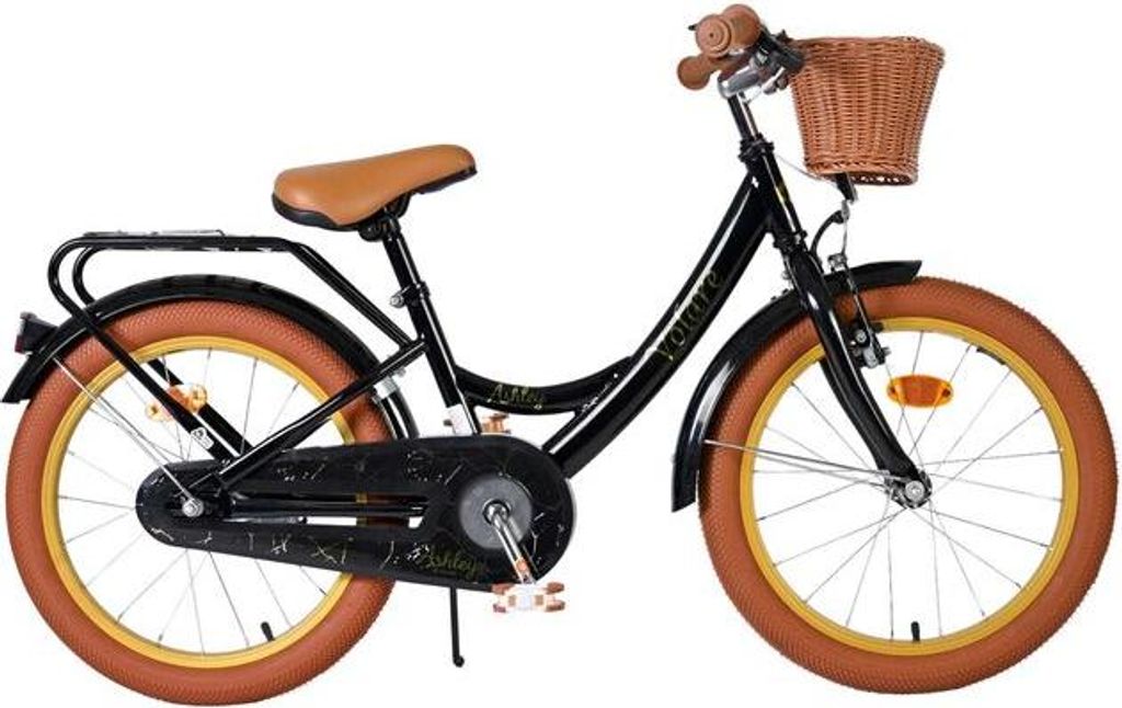 Volare Ashley Kinderfahrrad - Mädchen - 18 Zoll - Schwarz Produktbild 