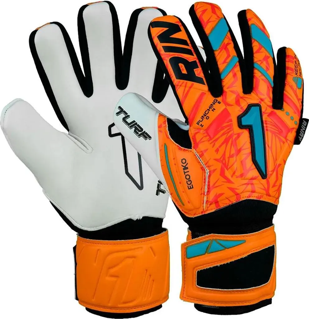 Gants de gardien Rinat Egotiko Vengador Turf Basic Orange Taille 8