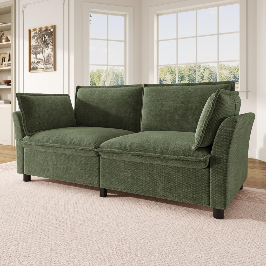 Canapé 2 places Merax, design moderne, modèle loveseat avec Image du produit 