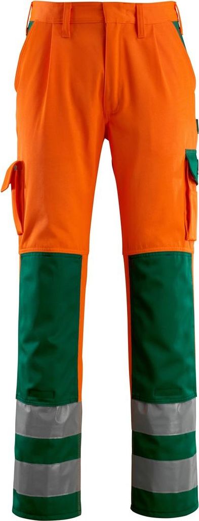 MASCOT Olinda Hose Größe 76C46, hi-vis orange/grün | Packung (1 Stück)