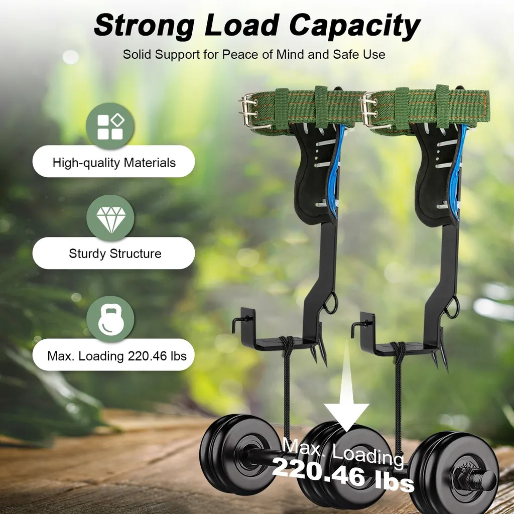 Équipement escalade polyvalent vert - Pack sécurité charge 100 kg max