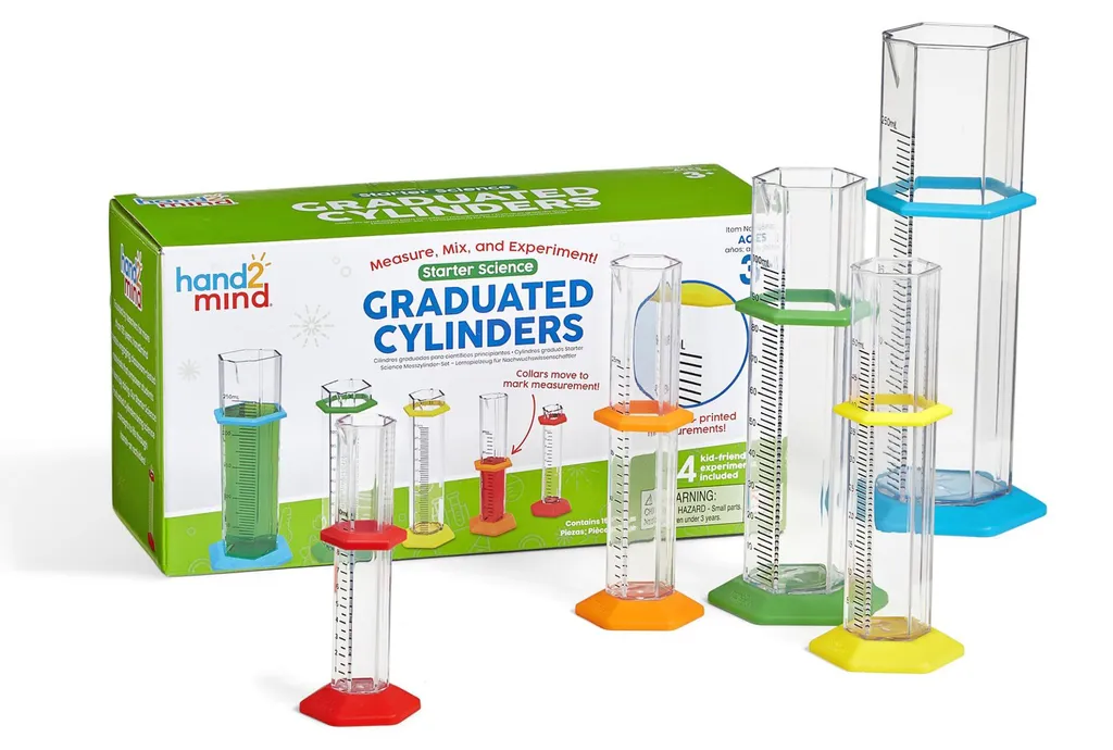Éprouvettes graduées pour enfant Starter Science kit de mesure d'eau